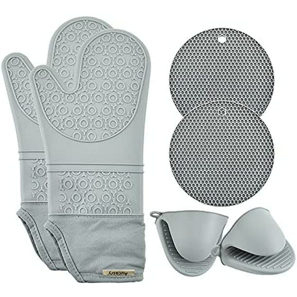 80 set Kitchen Cooking Cotton Microwave Oven Gloves Mitts Pot Pad Heat Proof Pr 